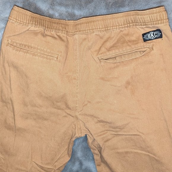 Men's BKC Tan Drawstring Pants Size Medium - Picture 3 of 5